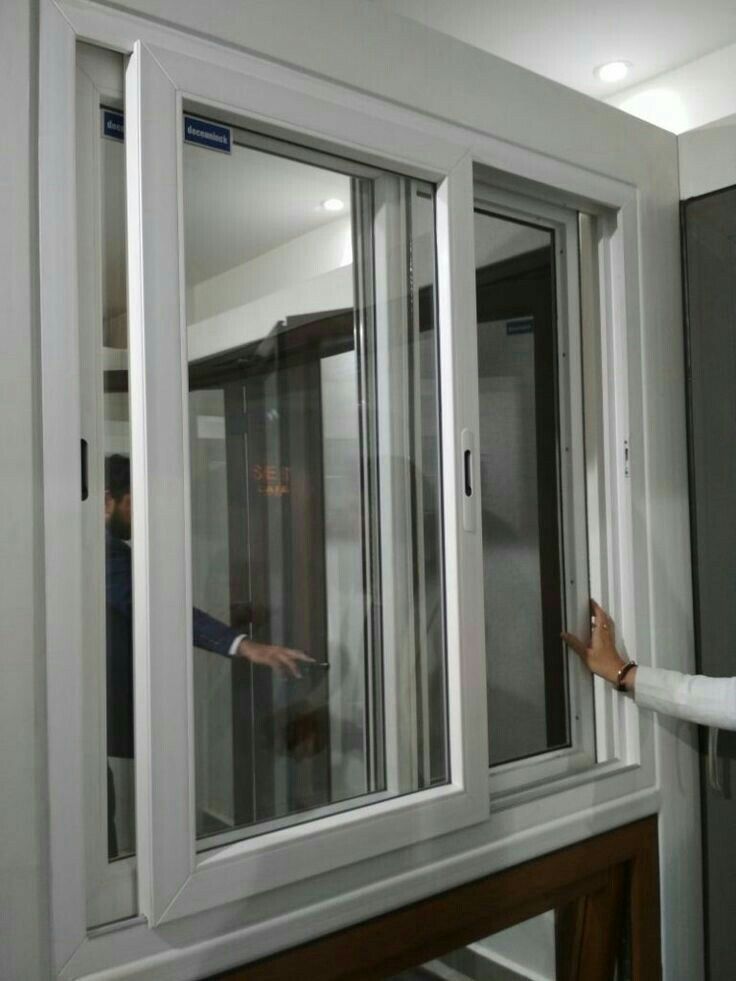 شباك جرار (منزلق) pvc